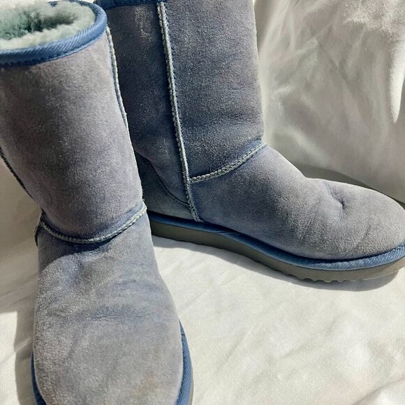 UGG - LIGHT BLUE BOOTS - SIZE 7 - Picture 7 of 7